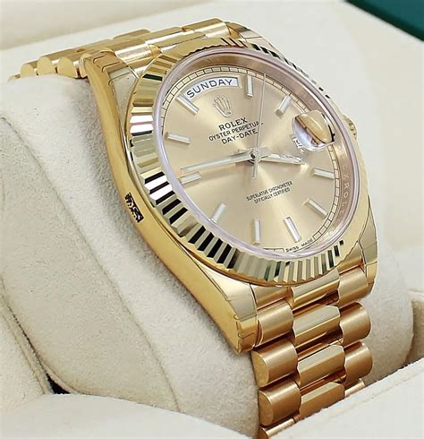 fake rolex president 40mm|rolex day date 40mm price.